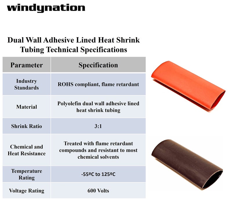 WindyNation 10 pcs 1/0 AWG 1/0 Gauge Butt Splice Connector Pure Copper Tin Coated Marine Grade Uninsulated - by WindyNation - Image 2